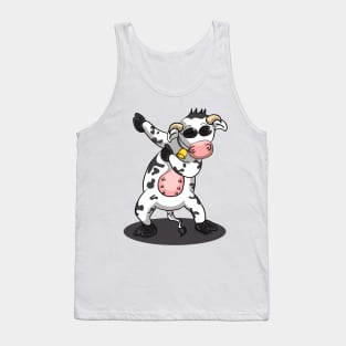 'Dabbing Dancing Cow' Funny Dabbing Animal Gift Tank Top